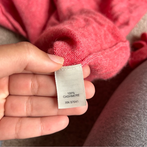 PINK CASHMERE J JILL SWEATER- M - Picture 4 of 4
